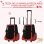 Trasportino Zaino 2 in 1 Aosom 42x25x55cm Rosso