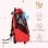 Trasportino Zaino 2 in 1 Aosom 42x25x55cm Rosso