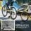 Rimorchio bici per bambini Aosom 2 in 1 con freno
