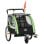 Rimorchio bici 2 in 1 Aosom Verde con cintura e tasche
