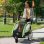 Rimorchio bici 2 in 1 Aosom Verde con cintura e tasche