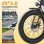 Bicicleta Eléctrica Kaisda K2c Motor 250W Batería 36V 10.4Ah Neumáticos 20" Plegable