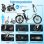 Bicicleta Eléctrica Plegable Kaisda K7 250W 20" 36V 13Ah