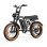 Bicicleta Eléctrica PVY A20 48V 20Ah 80km 20" 25km/h Gris