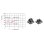 Tastiera CHERRY G84-5400 cablata con trackball USB inglese UK nera