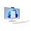 PC Tout-en-un HP 24-cr0176ns Intel Celeron N100 8Go 512Go SSD UHD Graphics 23.8" Windows 11 Home Blanc