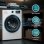 Lavadora Svan Carga Frontal 8 Kg 1400 rpm A Blanca Inverter Stop&Go Vapor