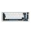 Teclado The G-Lab Keyz Elite 200 compacto Bluetooth RF RGB AZERTY francês