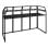 Cabina DJ XL Vonyx DB5 plegable aluminio con fundas licra