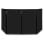 Vonyx DB2B Pantalla Plegable DJ 120 x 70 cm 4 Paneles Negro