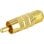 Adaptador Conversor Coaxial RG6 a RCA StarTech.com RCACOAXMF chapado en oro