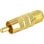 Adaptador Conversor Coaxial RG6 a RCA StarTech.com RCACOAXMF chapado en oro