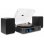 Tocadiscos Audizio Norfolk 80W RMS Bluetooth Radio DAB+ FM Negro con Altavoces
