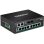 Commutateur industriel TRENDnet TI-PG102 PoE+ DIN-Rail 10 ports