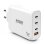 Cargador USB-C GaN 100W Urban Factory GPS14UF 4 Puertos Blanco