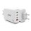 Cargador USB-C GaN 100W Urban Factory GPS14UF 4 Puertos Blanco