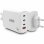 Cargador USB-C GaN 100W Urban Factory GPS14UF 4 Puertos Blanco