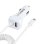 Cargador de coche StarTech.com con 2 puertos USB y cable Lightning rizado 1m