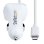 Cargador de coche StarTech.com con 2 puertos USB y cable Lightning rizado 1m