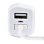 Cargador de coche StarTech.com con 2 puertos USB y cable Lightning rizado 1m