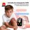 Blackview Z40 Pro GPS 1,85" Rosa Tamanho Único Relógio Infantil IP68