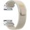 Correa de reloj Beline Wild Patch Loop Nylon Beige para Garmin