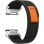 Bracelet montre Beline Wild Path Loop Nylon Gris Orange pour Garmin