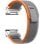 Bracelet montre Beline Wild Patch Loop Nylon Gris Orange compatible Garmin