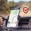 Soporte para smartphone de coche Avizar SUP-UBER negro 360°