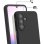 Funda para móvil Avizar Silicona Soft-Touch Negra con banda ajustable para Galaxy A25 5G