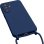 Funda para móvil Avizar Silicona Azul con cordón ajustable para Samsung Galaxy A56