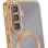 Funda para móvil Avizar Backcover Silicona Oro Transparente MagSafe para Samsung Galaxy A57