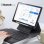 Teclado para tablet Dux Ducis KLAV-DUX-FR-X216 con retroiluminación y touchpad para Samsung Galaxy Tab A9 Plus y Tab A11 Plus