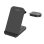 Estación de carga inalámbrica FIXED 3 en 1 USB-C carga rápida negra