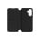 Funda para móvil Samsung Libro TPU y PU Negra con bolsillo para tarjetas para Galaxy A57 5G