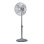 Ventilateur sur Pied Ravanson WT-7040SN INOX 50W 45cm 3 Vitesses Oscillation Hauteur Réglable