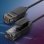 Netzwerkkabel Ugreen NW122 10 m Cat6a U/UTP RJ-45 Schwarz
