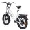Bicicleta Eléctrica Bodywel F20 500W 48V 15Ah 20" Blanca