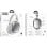 Auriculares Hoco W35 Max Joy sans fil Bluetooth microSD micro Argent