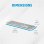 Tastatur HP 970 kabellos Bluetooth programmierbar mit intelligentem Hintergrundlicht