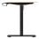 Escritorio Napofix OD4120-M elevable eléctrico 160x60 cm negro madera gaming