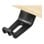 Escritorio Napofix OD4120-M elevable eléctrico 160x60 cm negro madera gaming
