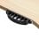 Escritorio Napofix OD4120-M elevable eléctrico 160x60 cm negro madera gaming