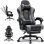 Silla Gaming GTPLAYER Ergonómica Reposapiés y Soporte Lumbar Gris