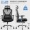 Silla Ergonómica GTPLAYER Oficina y Gaming Negra Reposacabezas 3D Soporte Lumbar