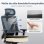 Silla Ergonómica GTPLAYER Oficina y Gaming Negra Reposacabezas 3D Soporte Lumbar
