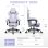 Cadeira Gaming Ergonómica GTPLAYER Ajustável Giratória Tecido Respirante - Roxa