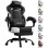 Silla Gaming GTPLAYER Ergonómica Reposapiés Reposabrazos Sincronizados Negro