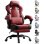 Silla Gaming Ergonómica GTPLAYER Reclinable 155° con Reposapiés - Roja