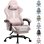 Cadeira Gaming GTPLAYER Ergonómica Ajustável Tecido Respirável Rosa
